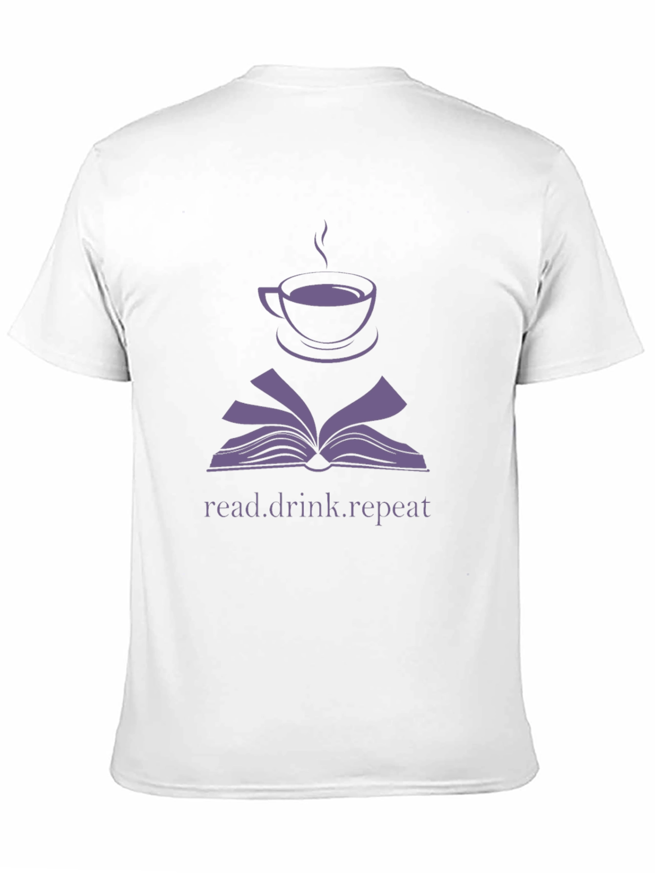 Read Drink Repeat T-Shirt - Book Lover Coffee Tee