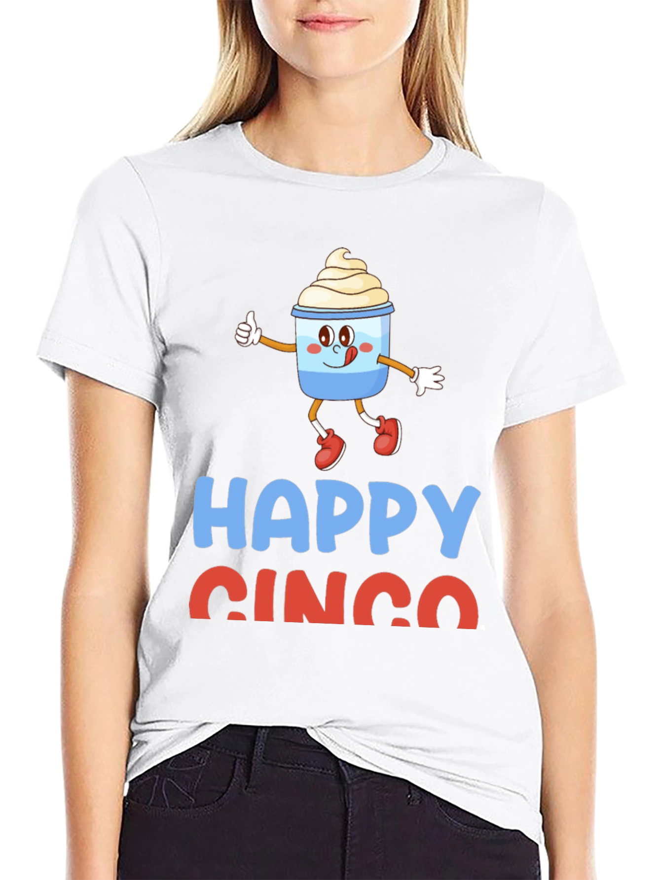 Happy Cinco Cartoon T-Shirt