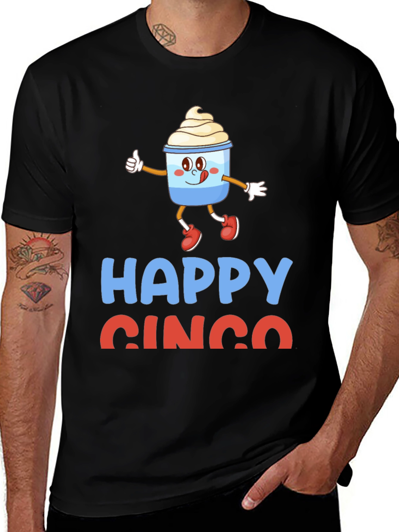 Happy Cinco Cartoon T-Shirt
