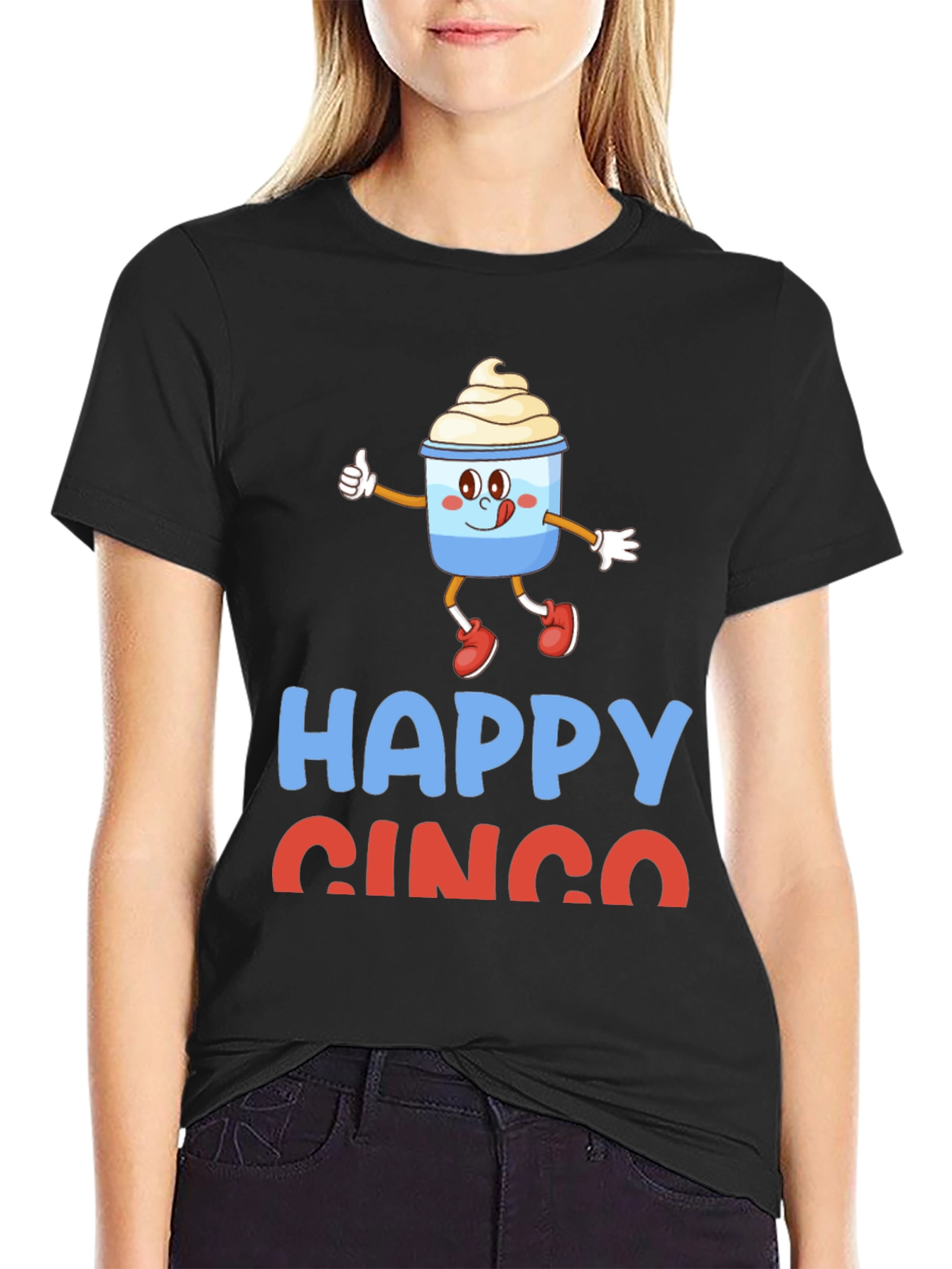 Happy Cinco Cartoon T-Shirt
