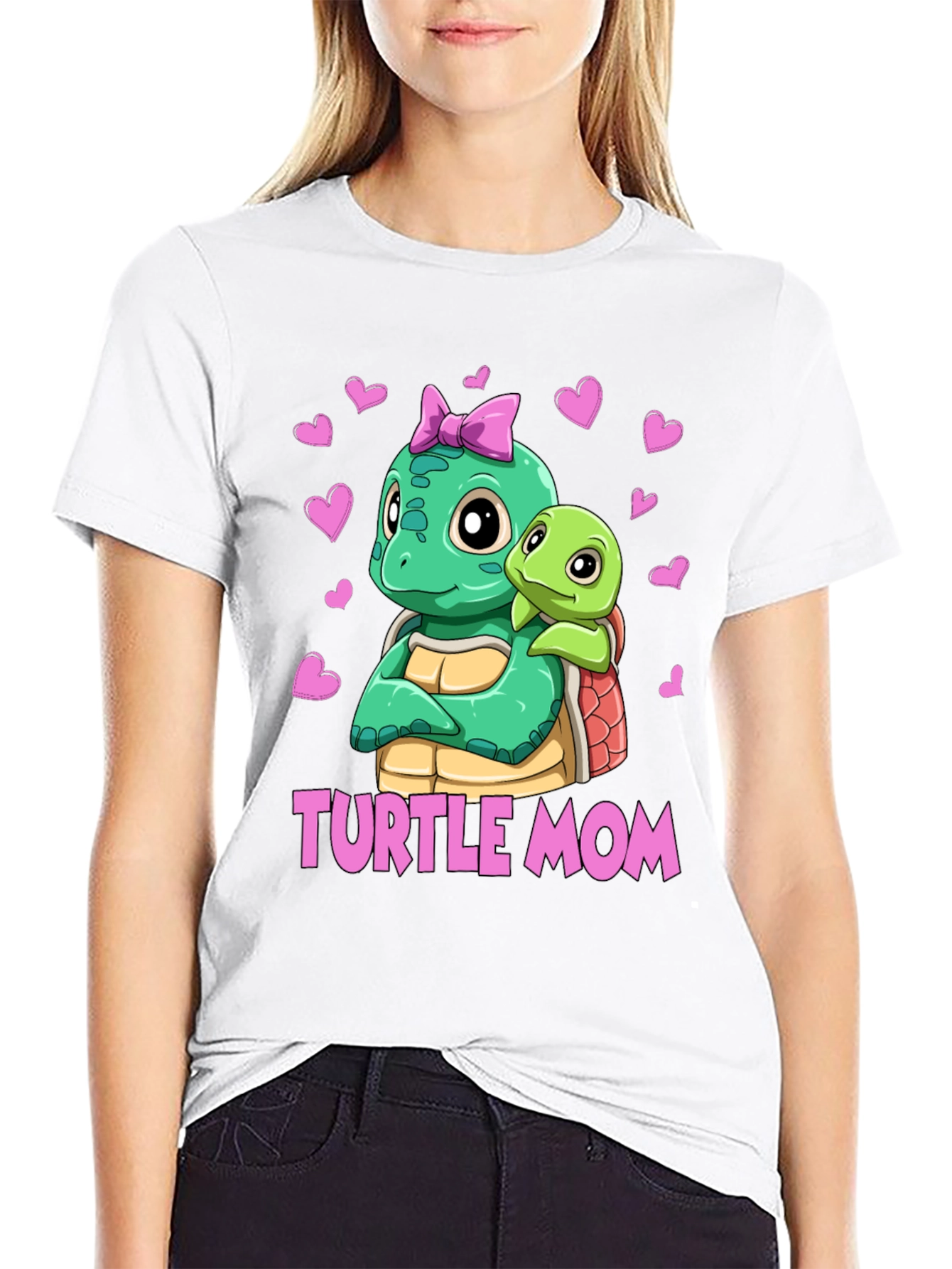 Turtle Mom Graphic Tee - Cute Mothers Day Shirt