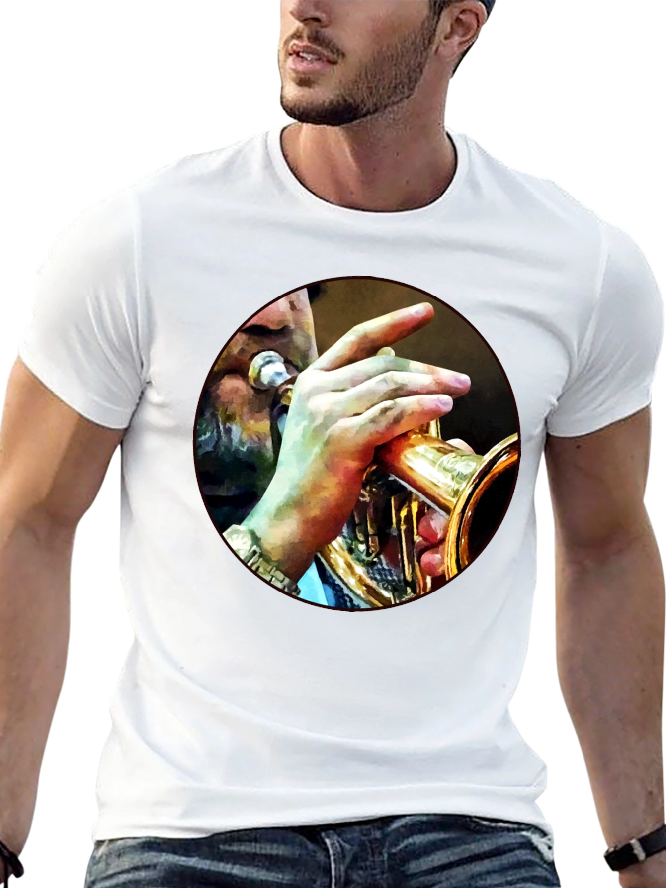 Musician T-Shirt - Trumpet Player Graphic Tee