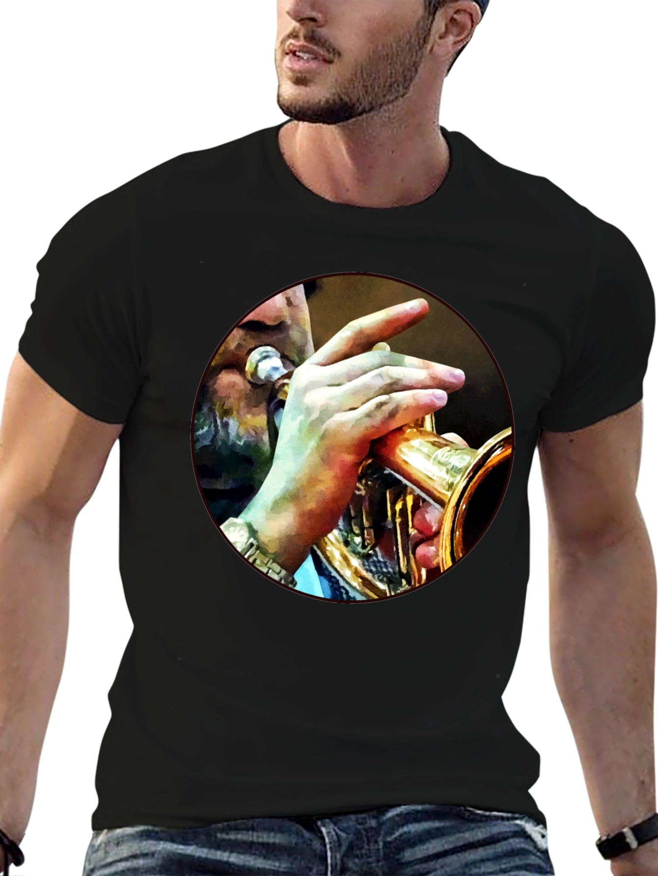 Musician T-Shirt - Trumpet Player Graphic Tee