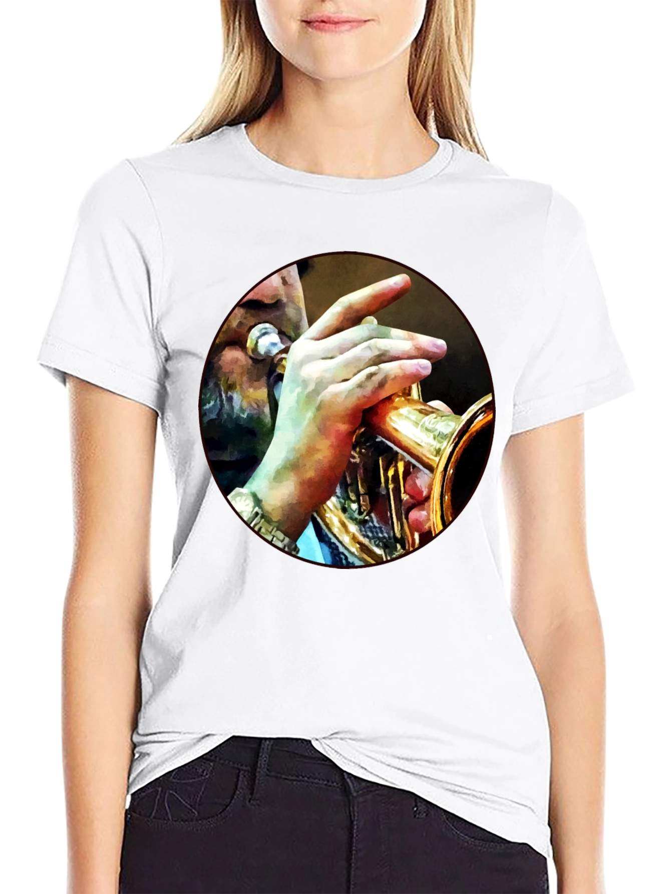 Musician T-Shirt - Trumpet Player Graphic Tee