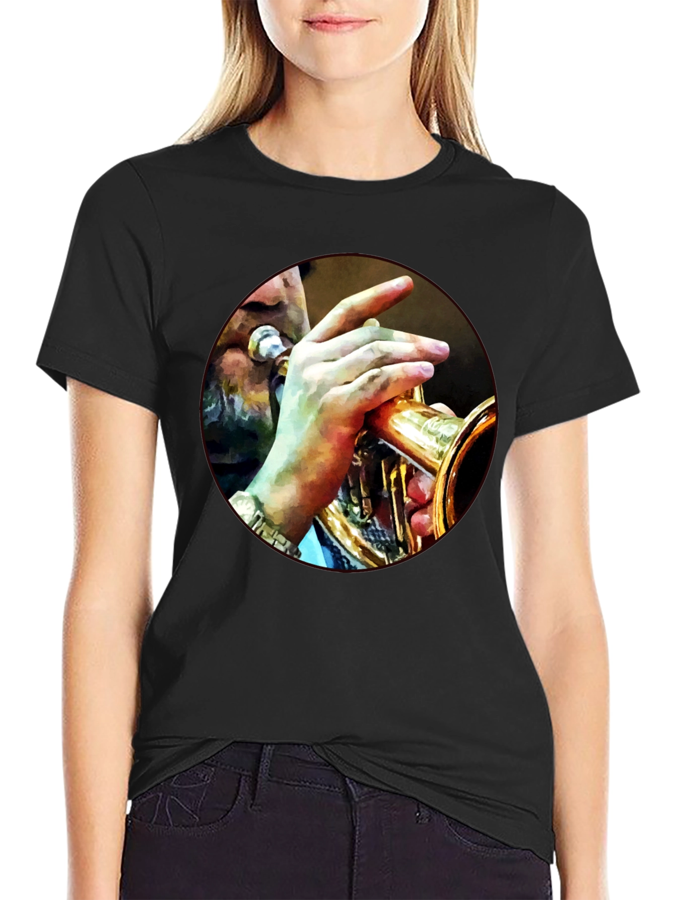 Musician T-Shirt - Trumpet Player Graphic Tee