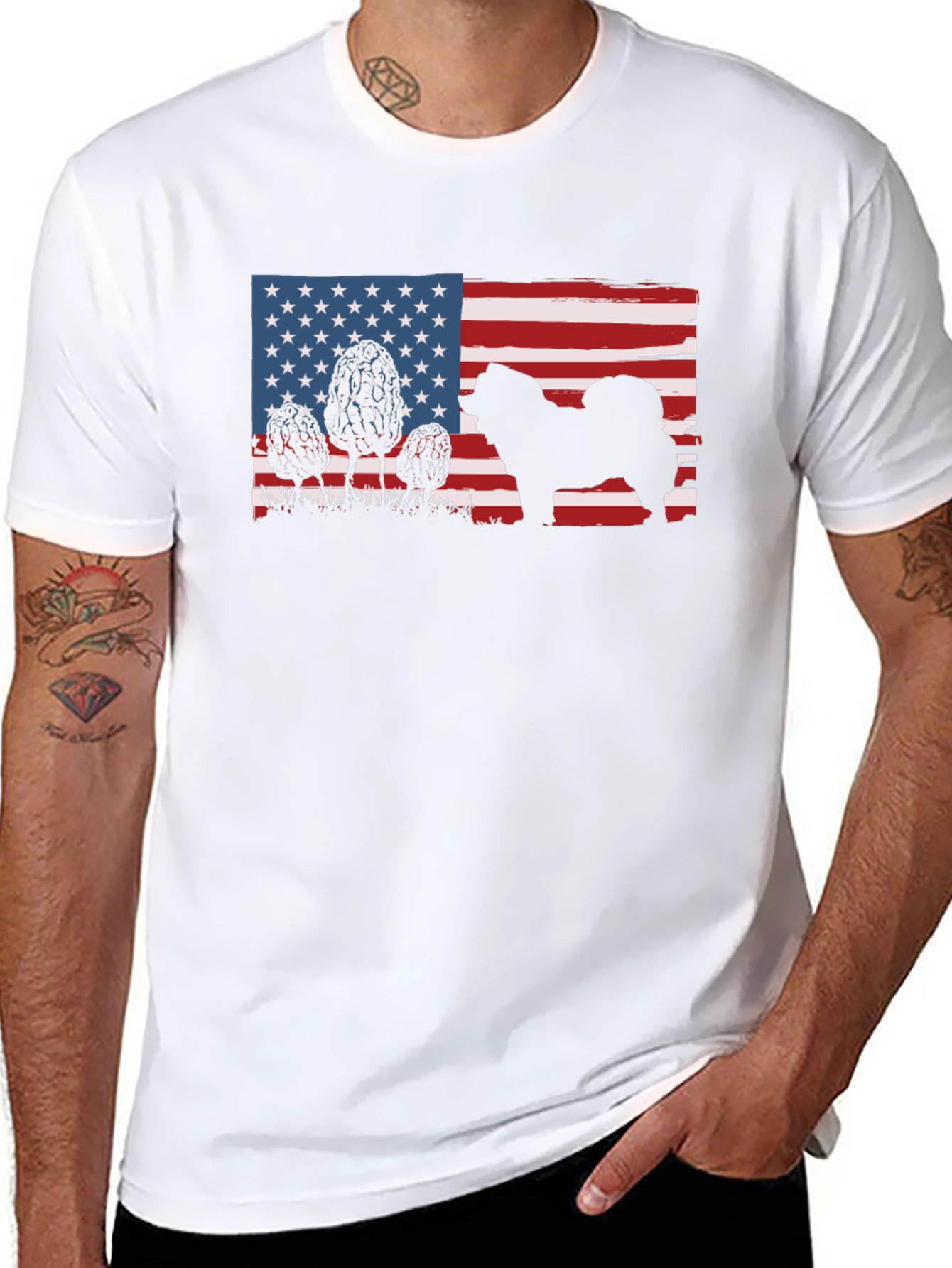 American Chow Chow Silhouette T-Shirt