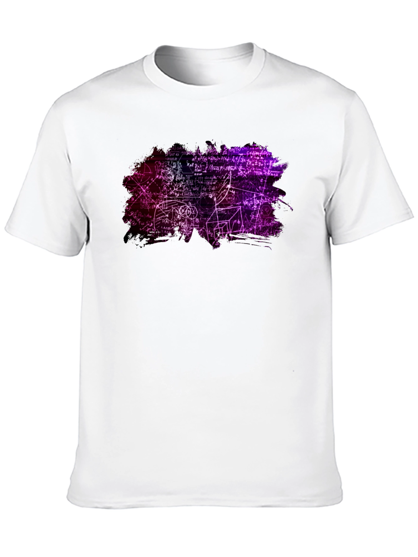 Math Equations Graphic Print T-Shirt