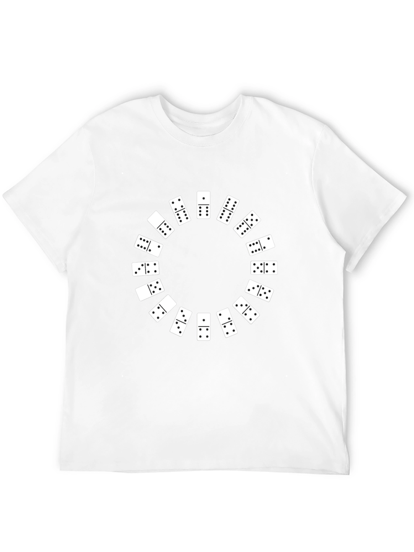 Domino Circle Graphic Tee - Black