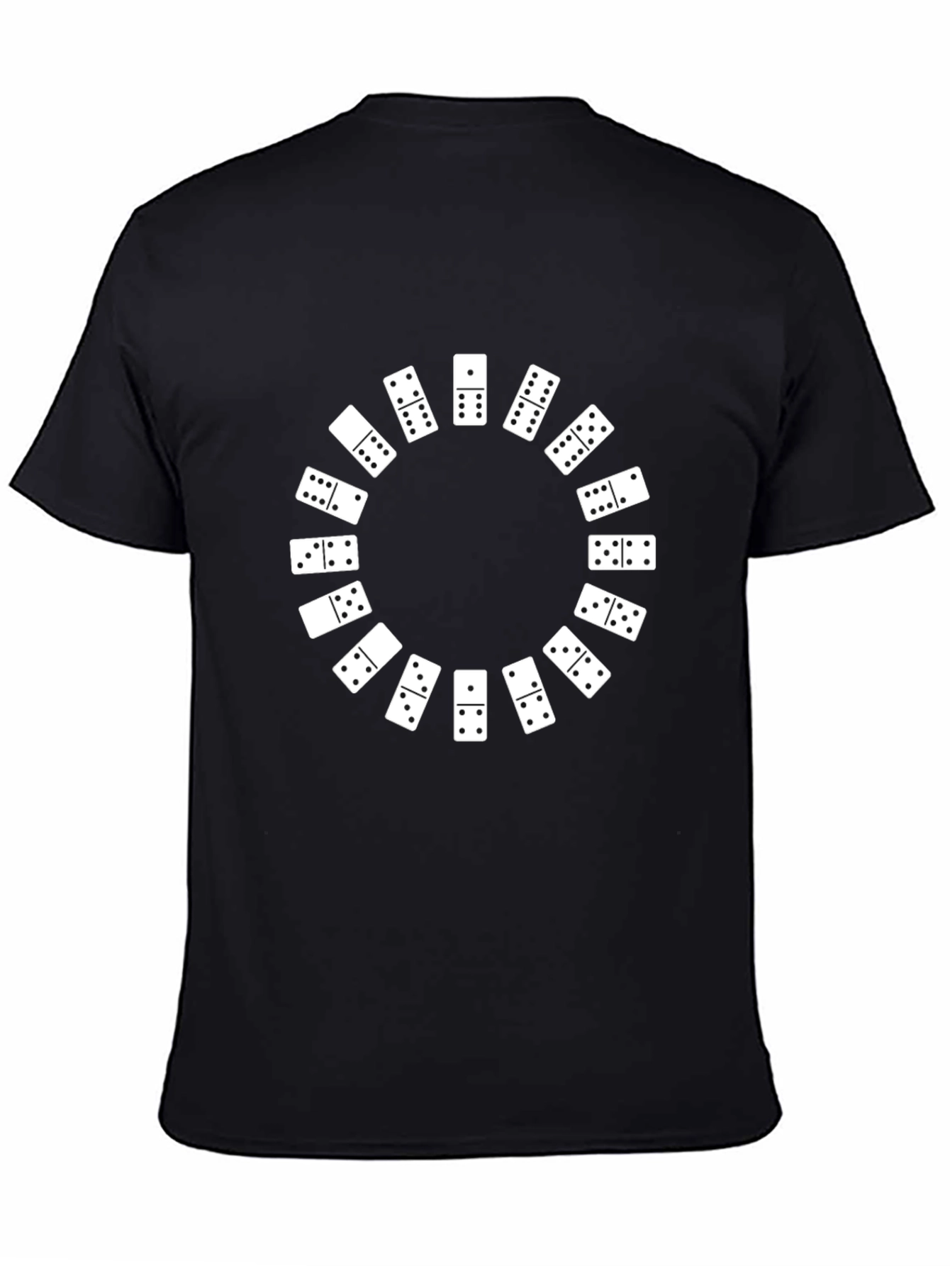 Domino Circle Graphic Tee - Black