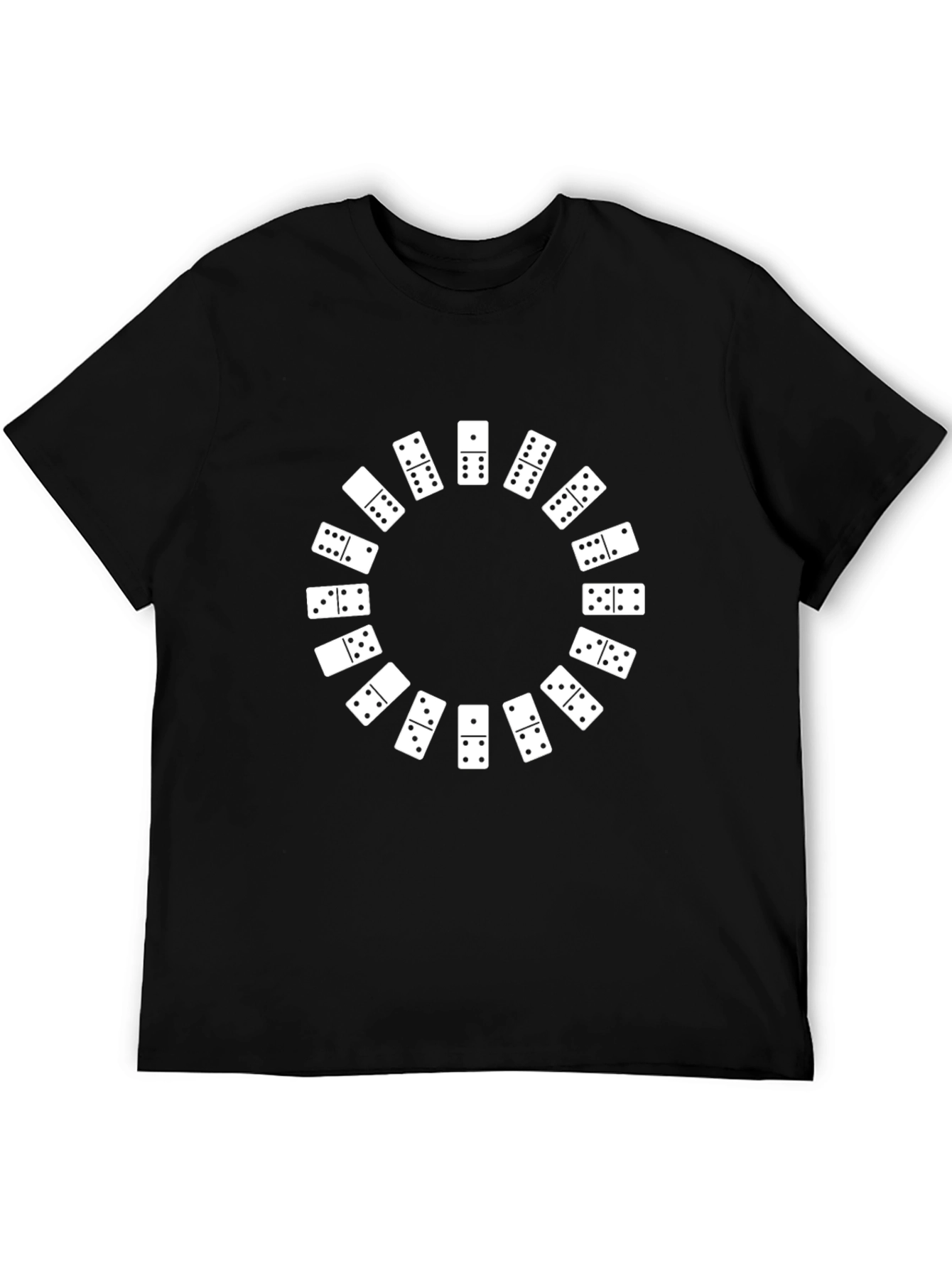 Domino Circle Graphic Tee - Black