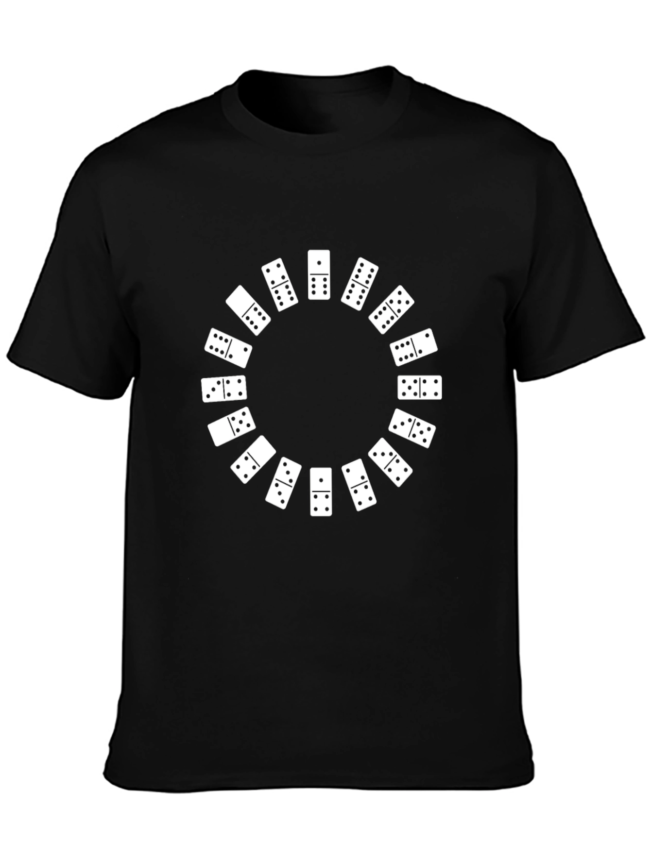 Domino Circle Graphic Tee - Black