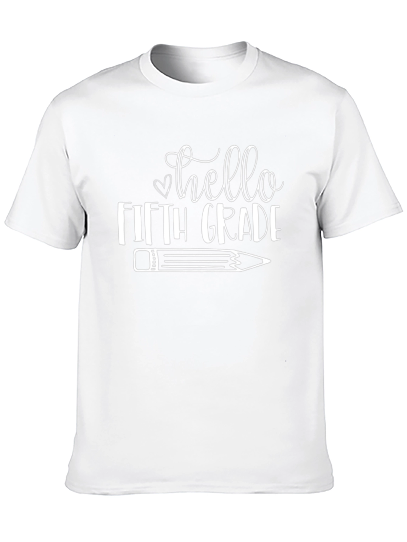 Hello Fifth Grade T-Shirt - Back to School Tee