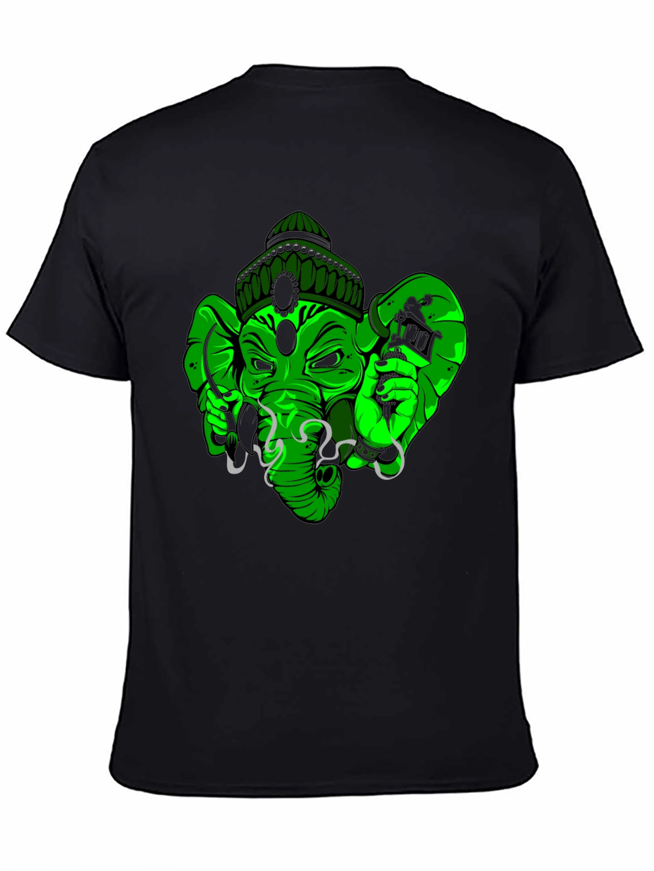 Green Tattoo Ganesh T-Shirt