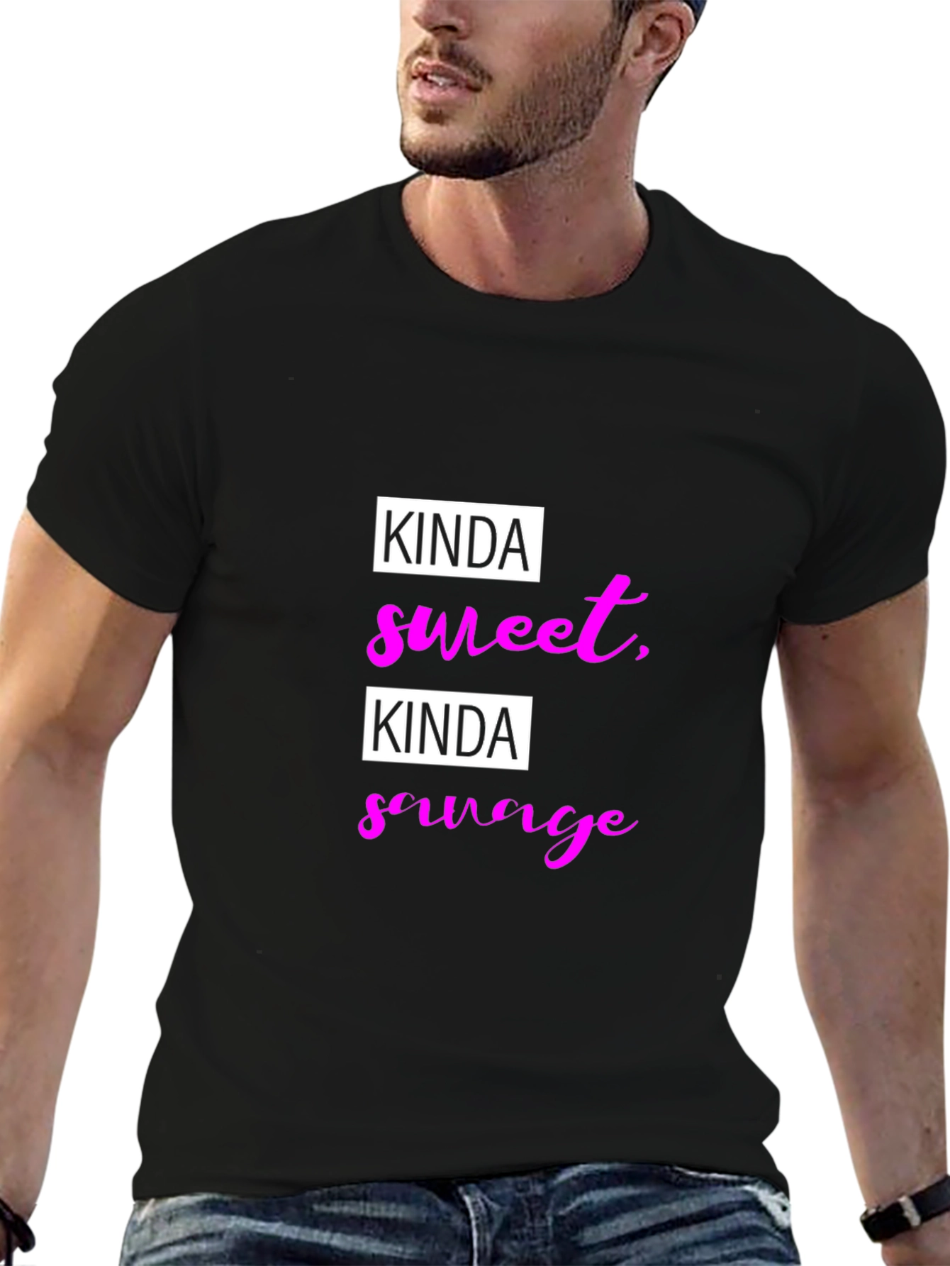 Kinda Sweet Kinda Savage Black T-Shirt