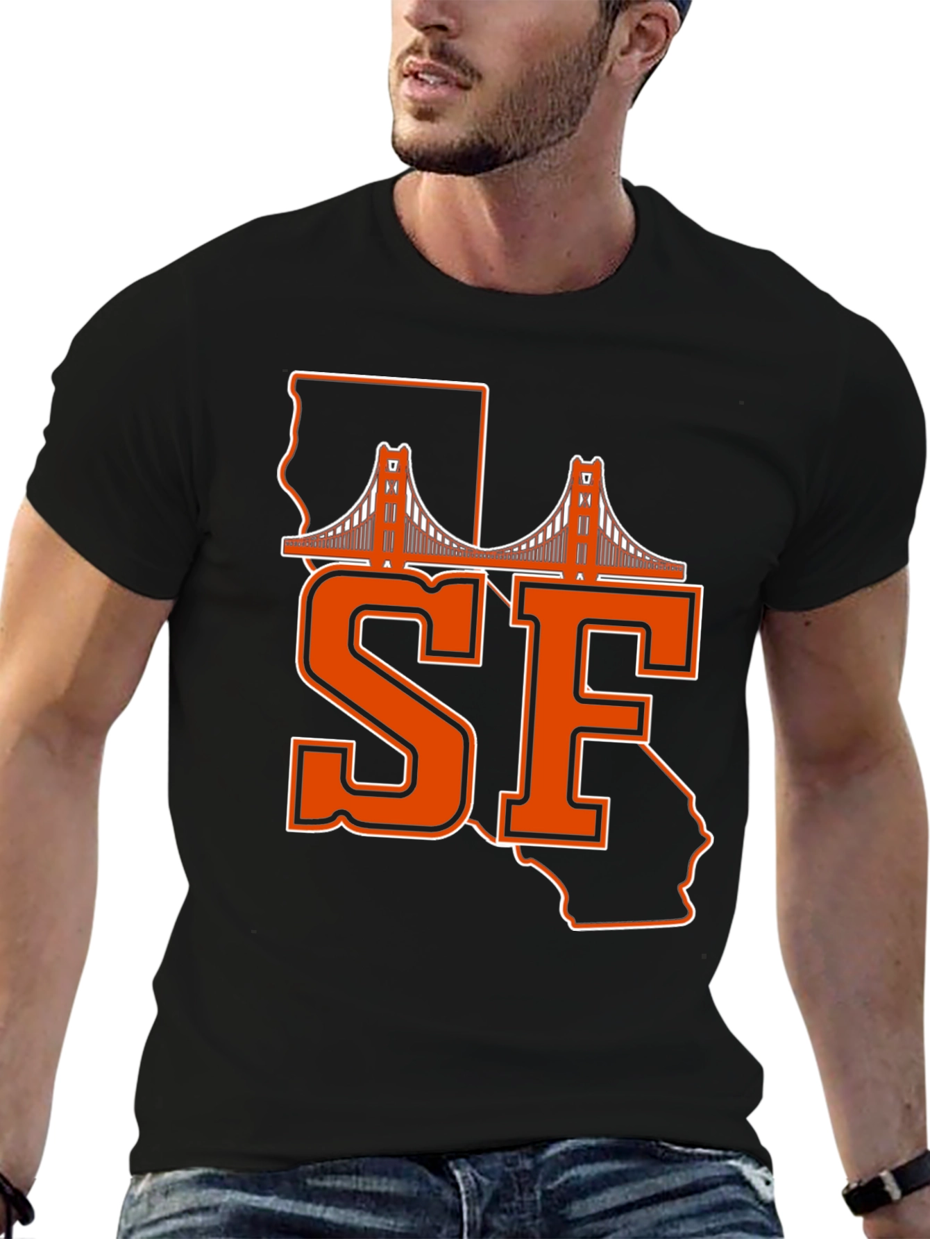 SF Giants T-Shirt: Golden Gate Bridge California