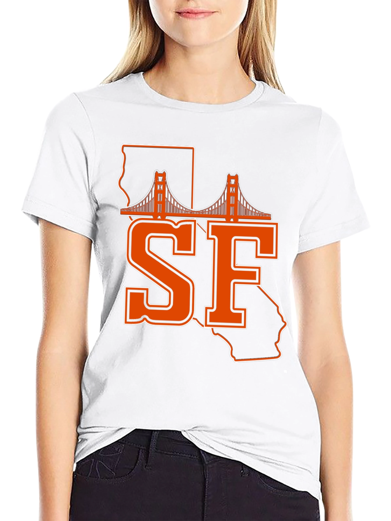 SF Giants T-Shirt: Golden Gate Bridge California
