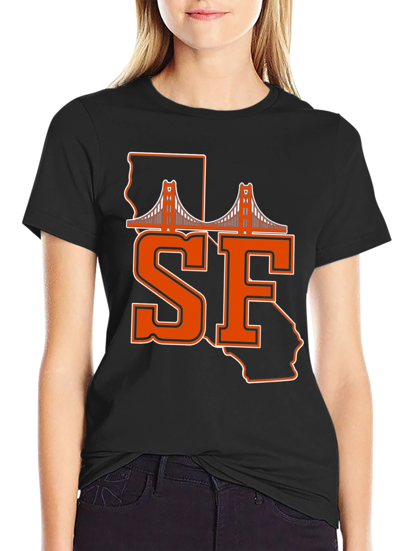 SF Giants T-Shirt: Golden Gate Bridge California