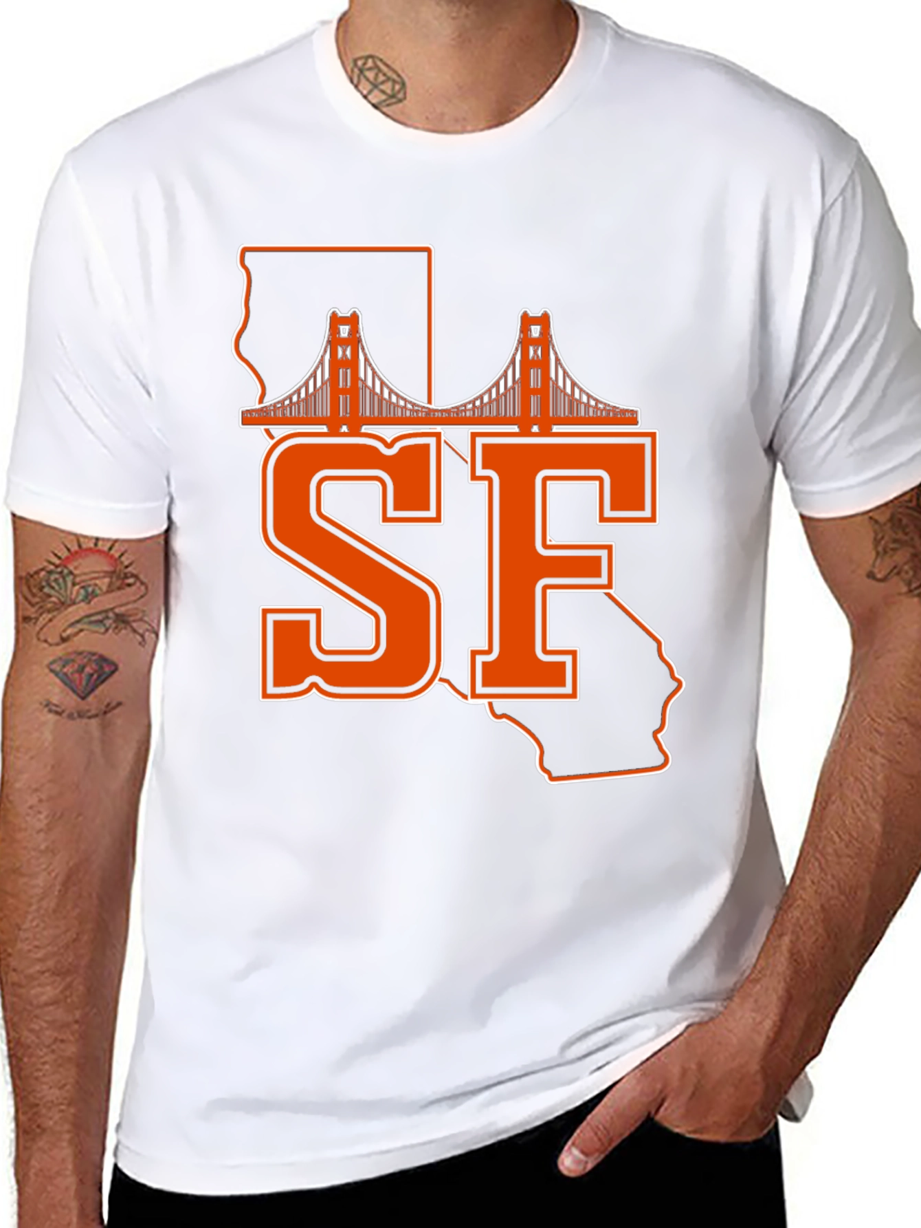 SF Giants T-Shirt: Golden Gate Bridge California