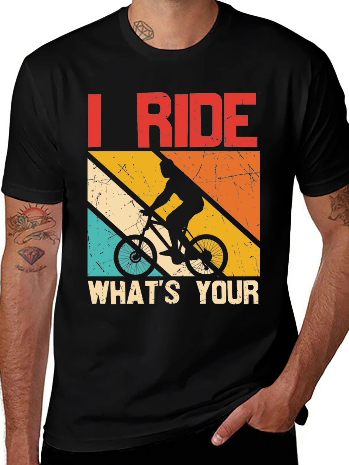 I Ride T-Shirt - Mountain Biking Tee