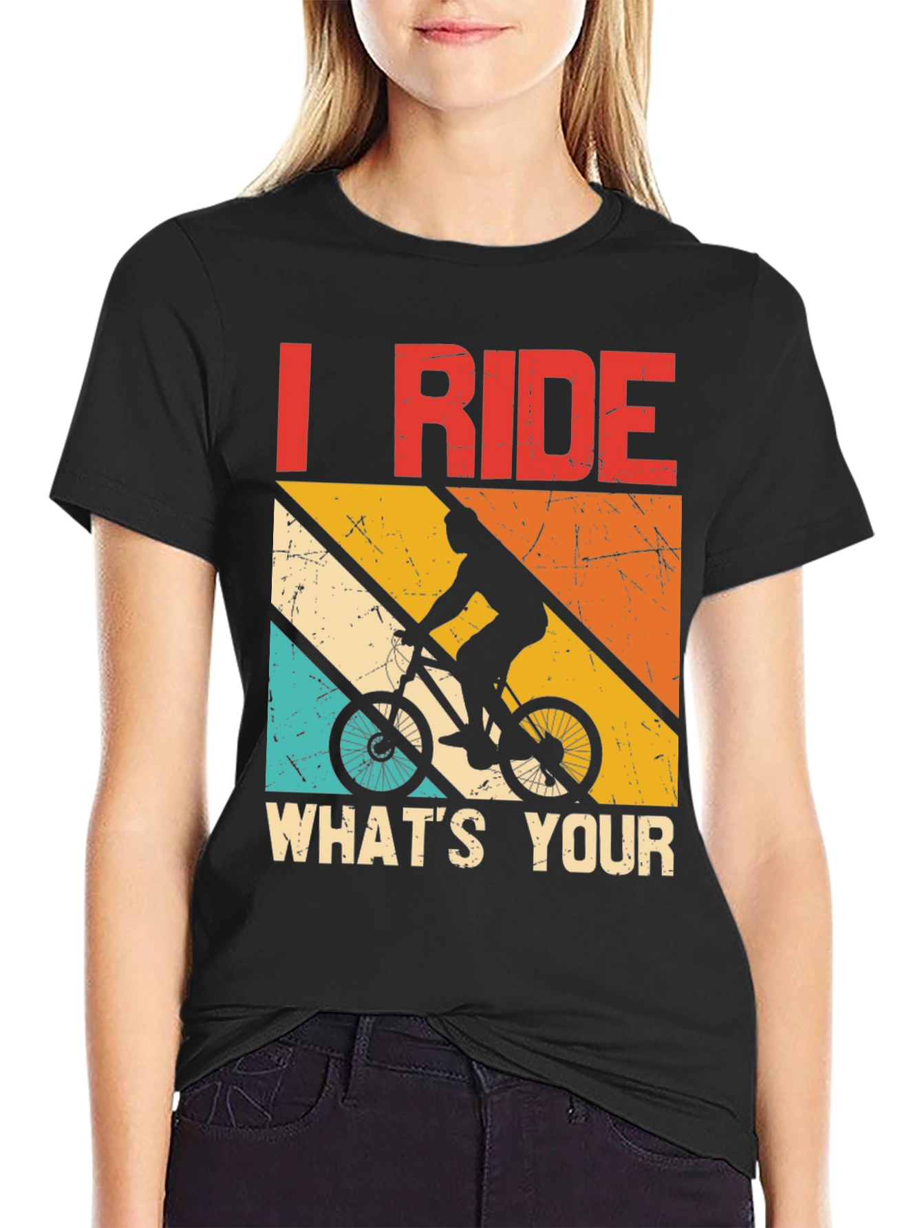 I Ride T-Shirt - Mountain Biking Tee