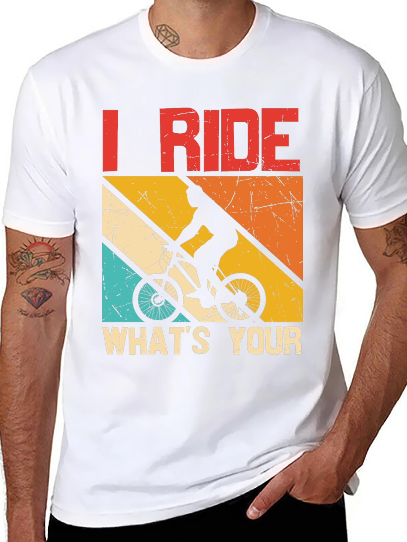 I Ride T-Shirt - Mountain Biking Tee