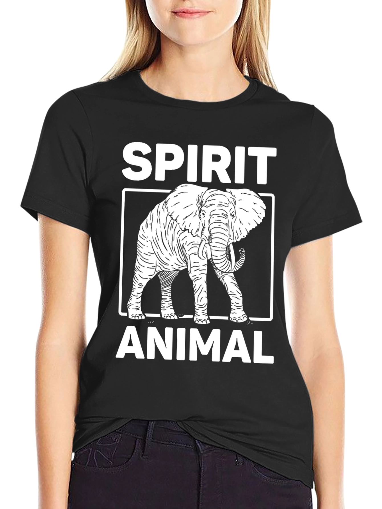 Spirit Animal Elephant Graphic T-Shirt