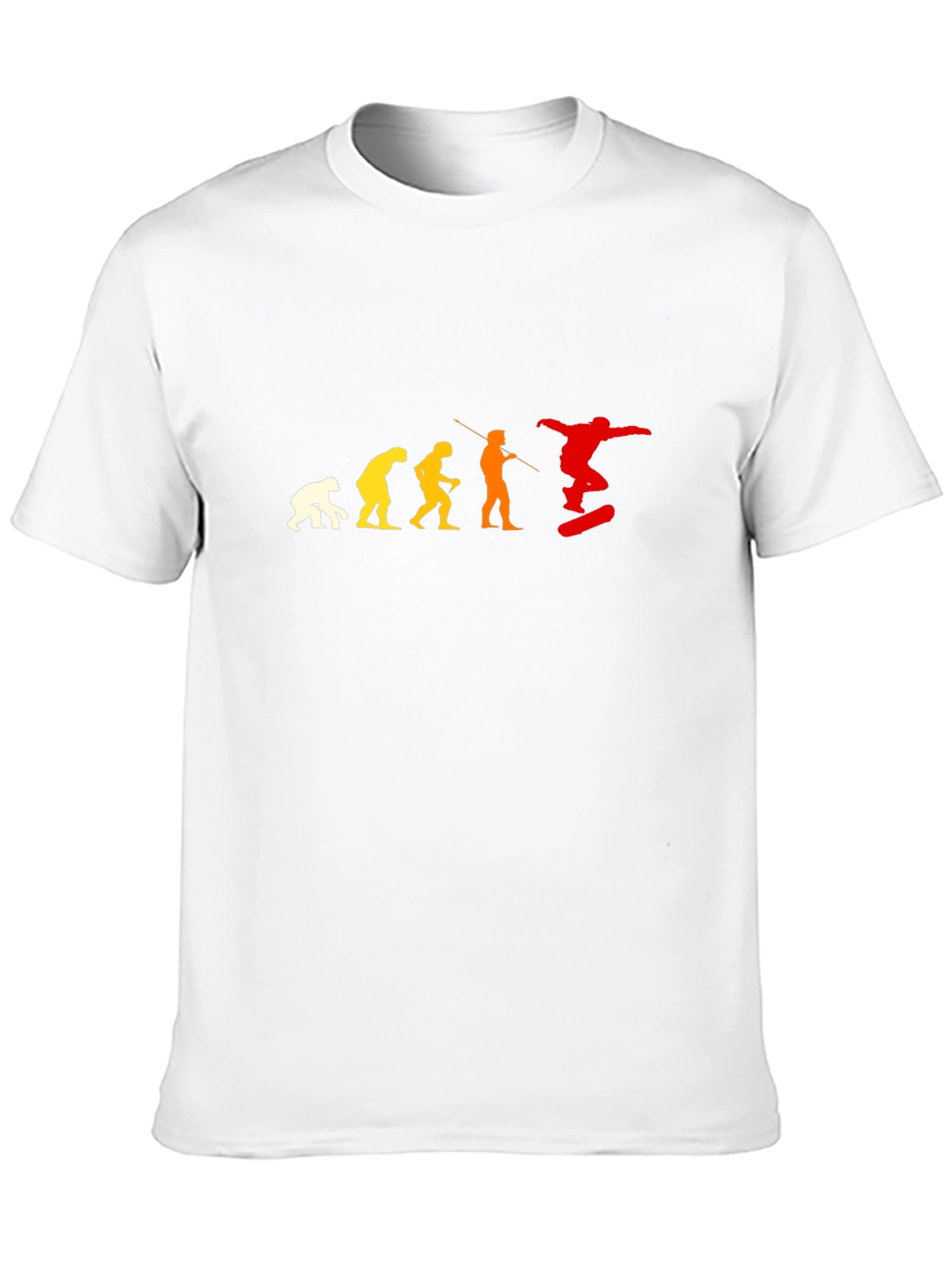 Evolution of Skateboarding Black T-Shirt