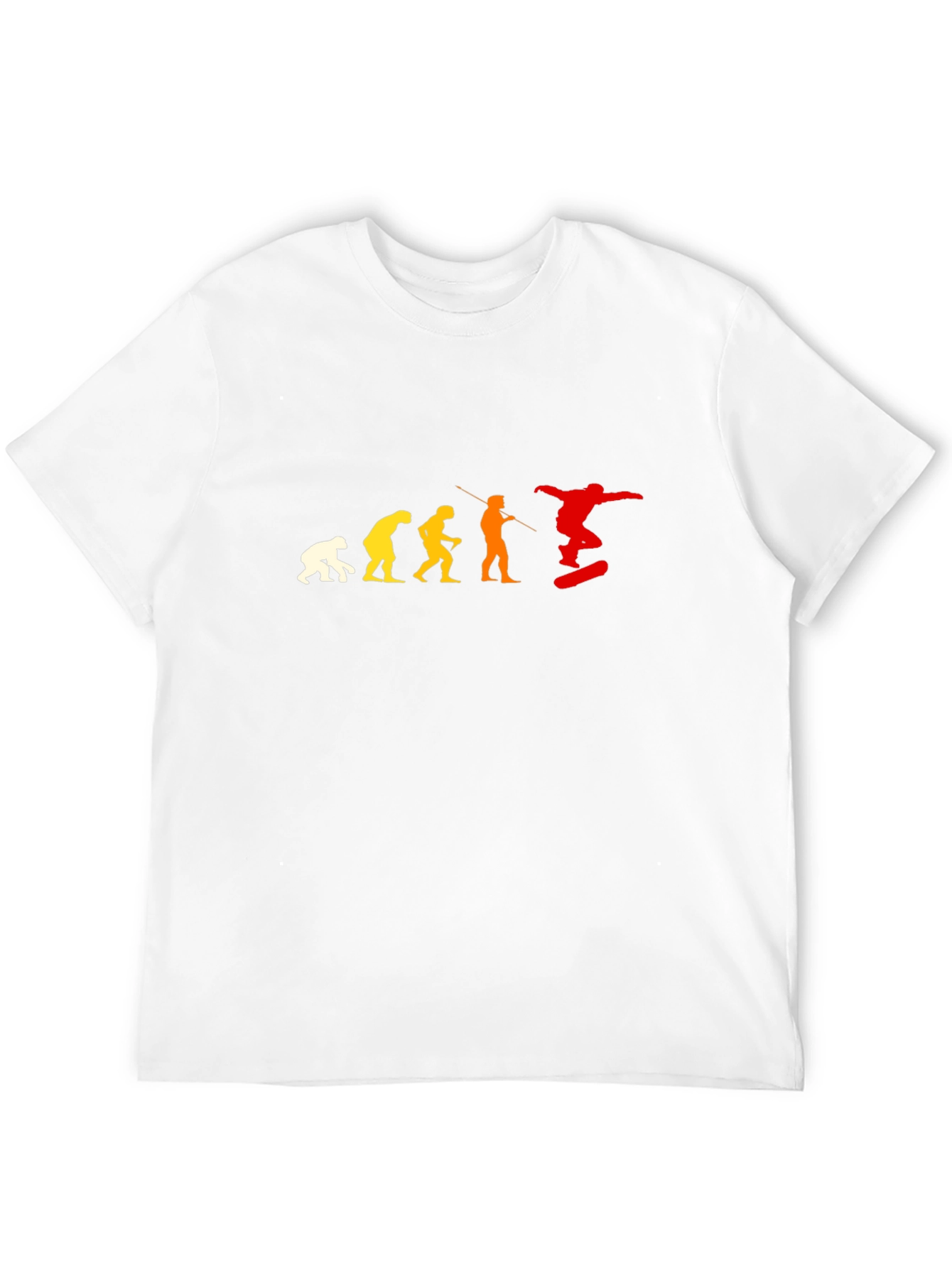 Evolution of Skateboarding Black T-Shirt