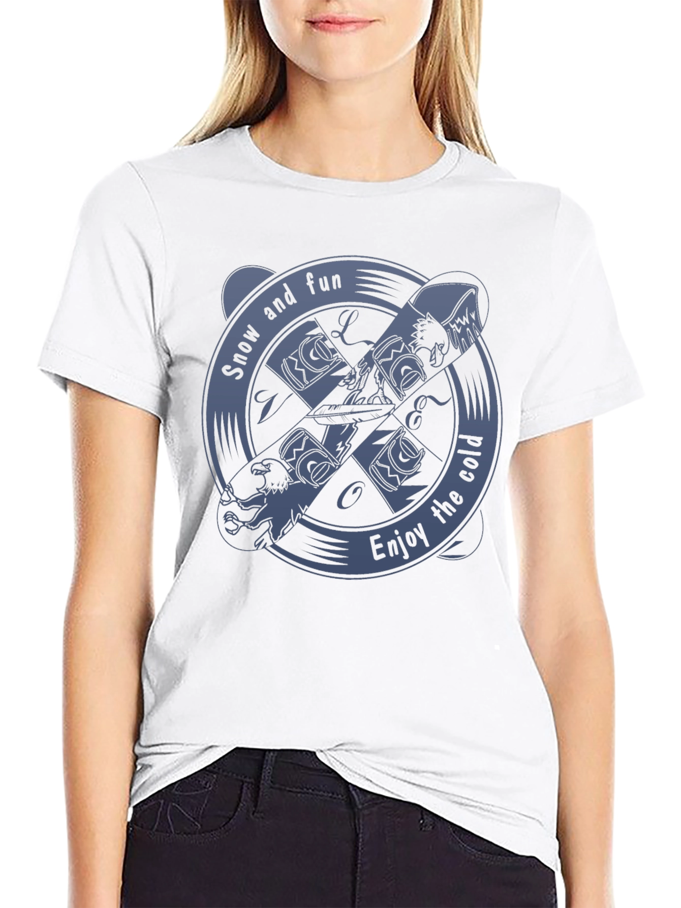 Snow and Fun Graphic Tee - Enjoy the Cold!