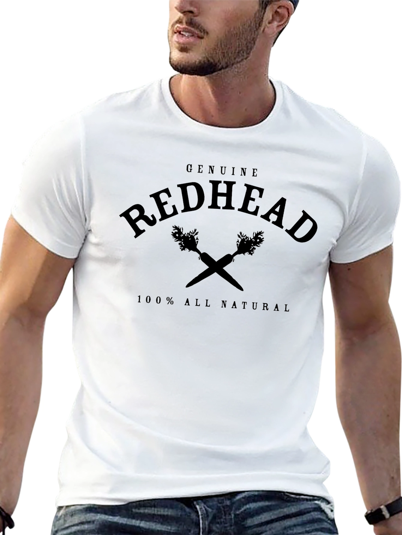 Genuine Redhead All Natural Graphic T-Shirt