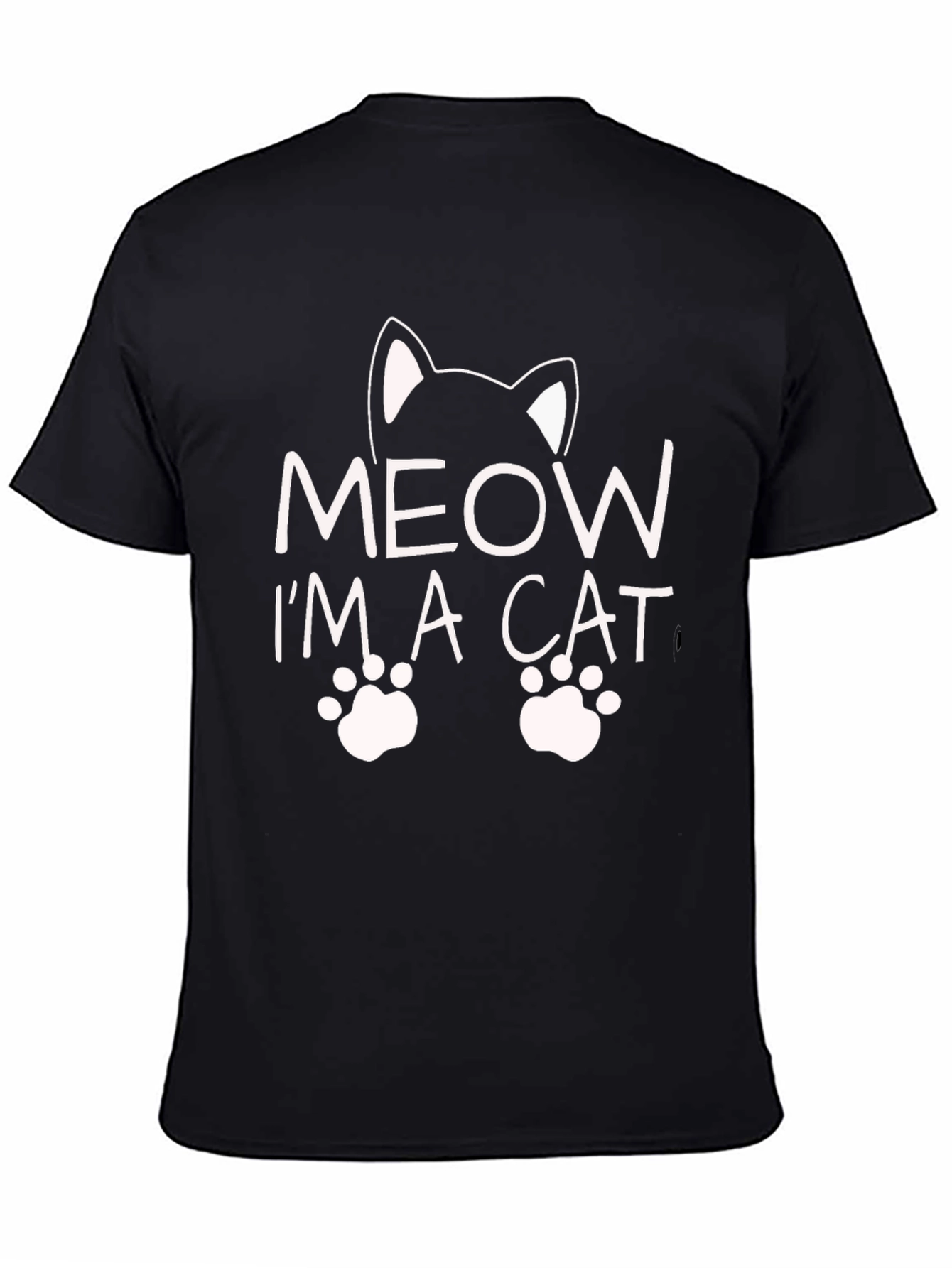 Meow Im a Cat Graphic Tee Shirt