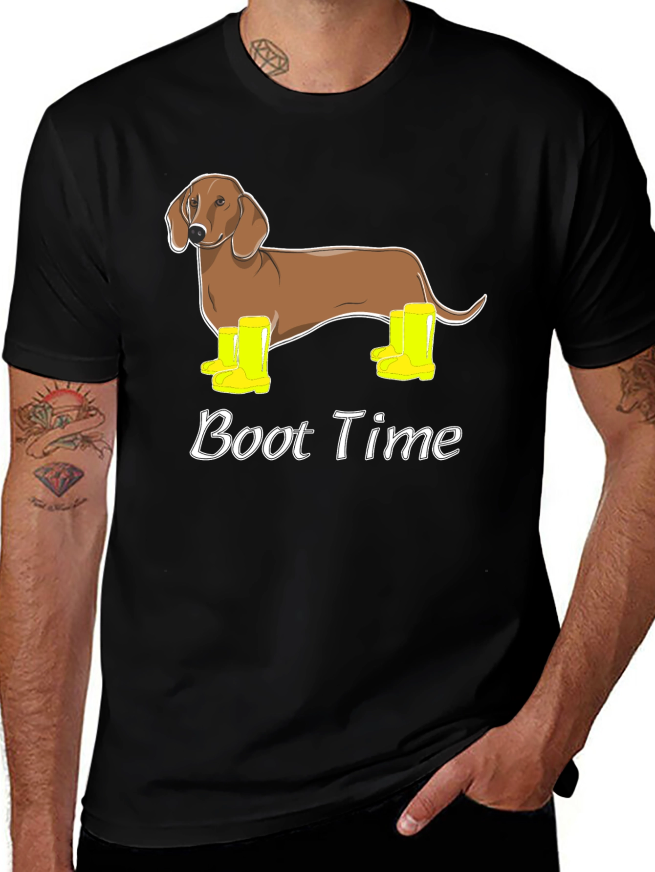 Boot Time Dachshund T-Shirt