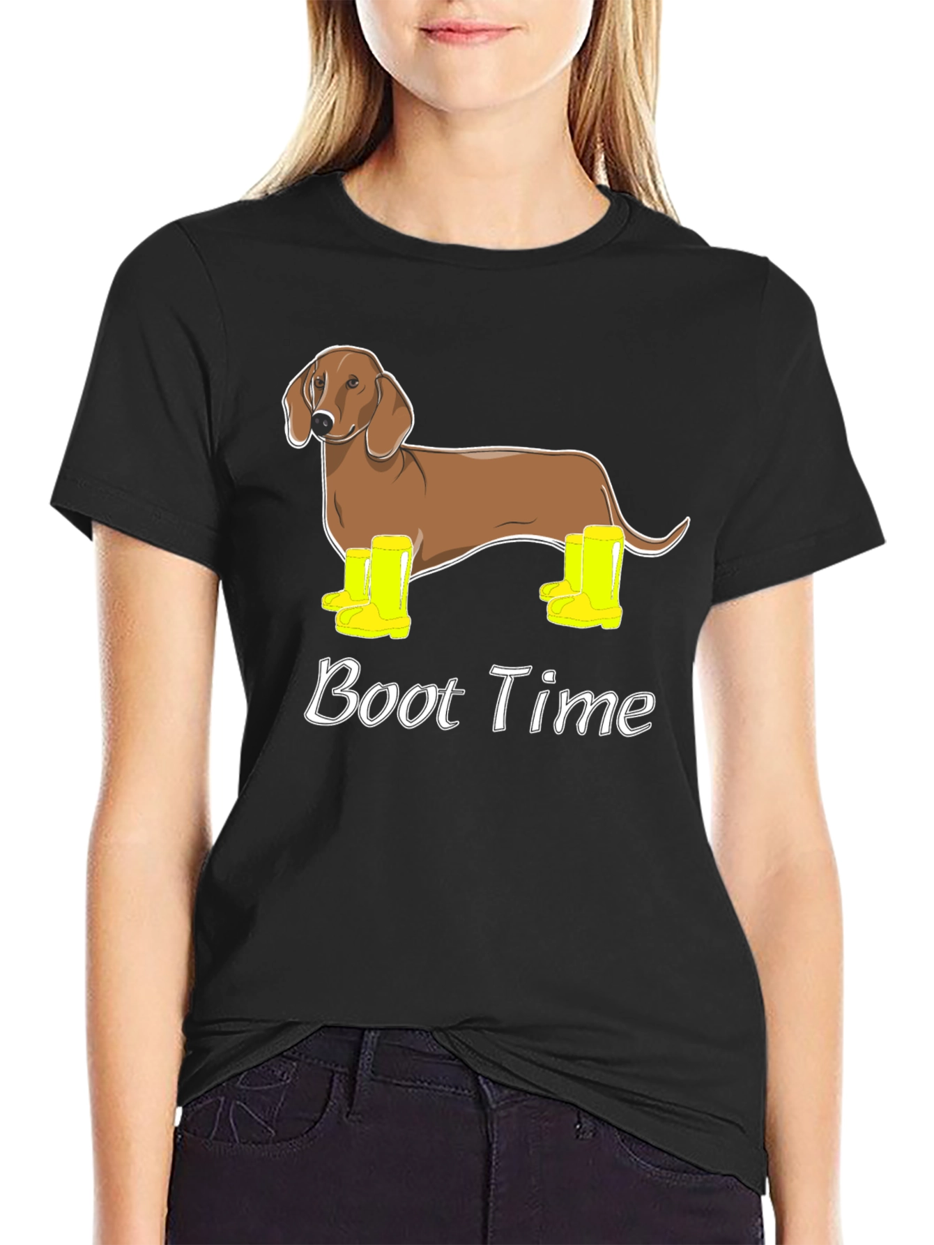 Boot Time Dachshund T-Shirt