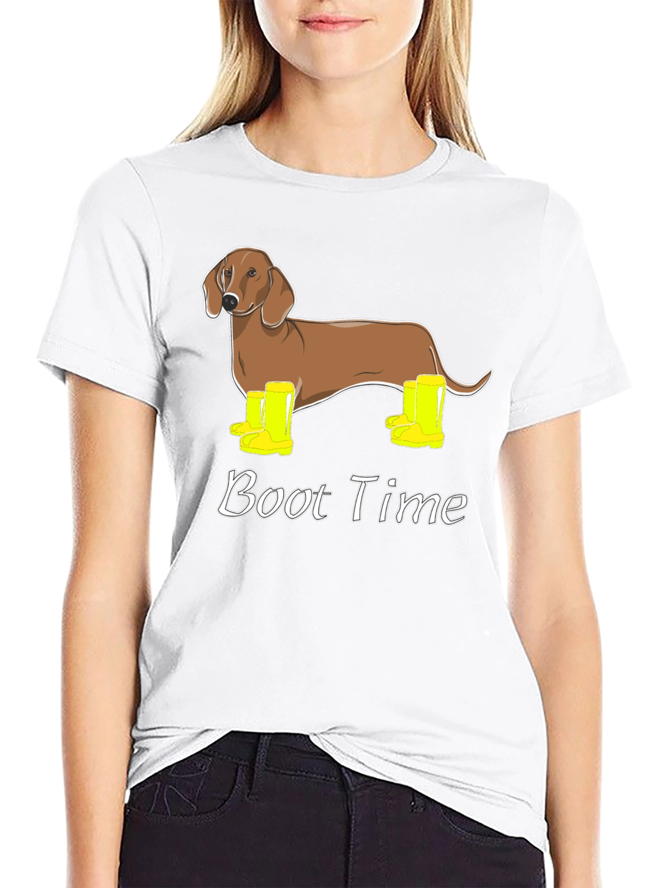 Boot Time Dachshund T-Shirt