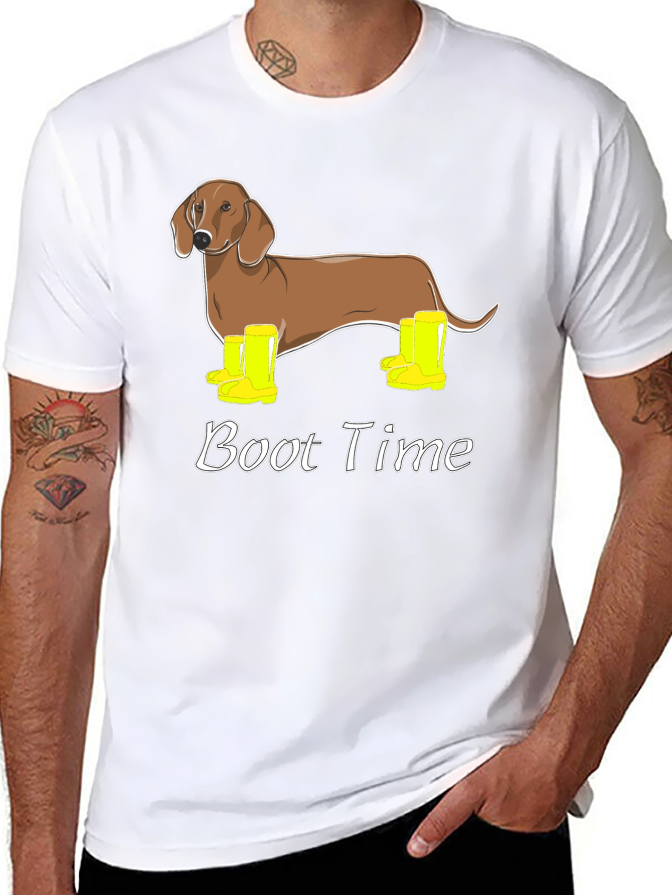 Boot Time Dachshund T-Shirt