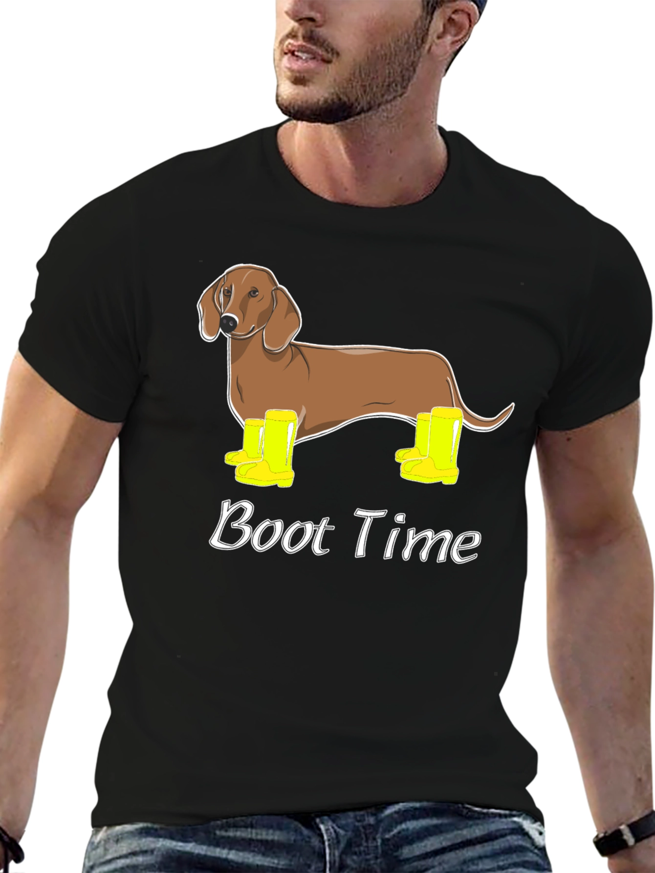 Boot Time Dachshund T-Shirt