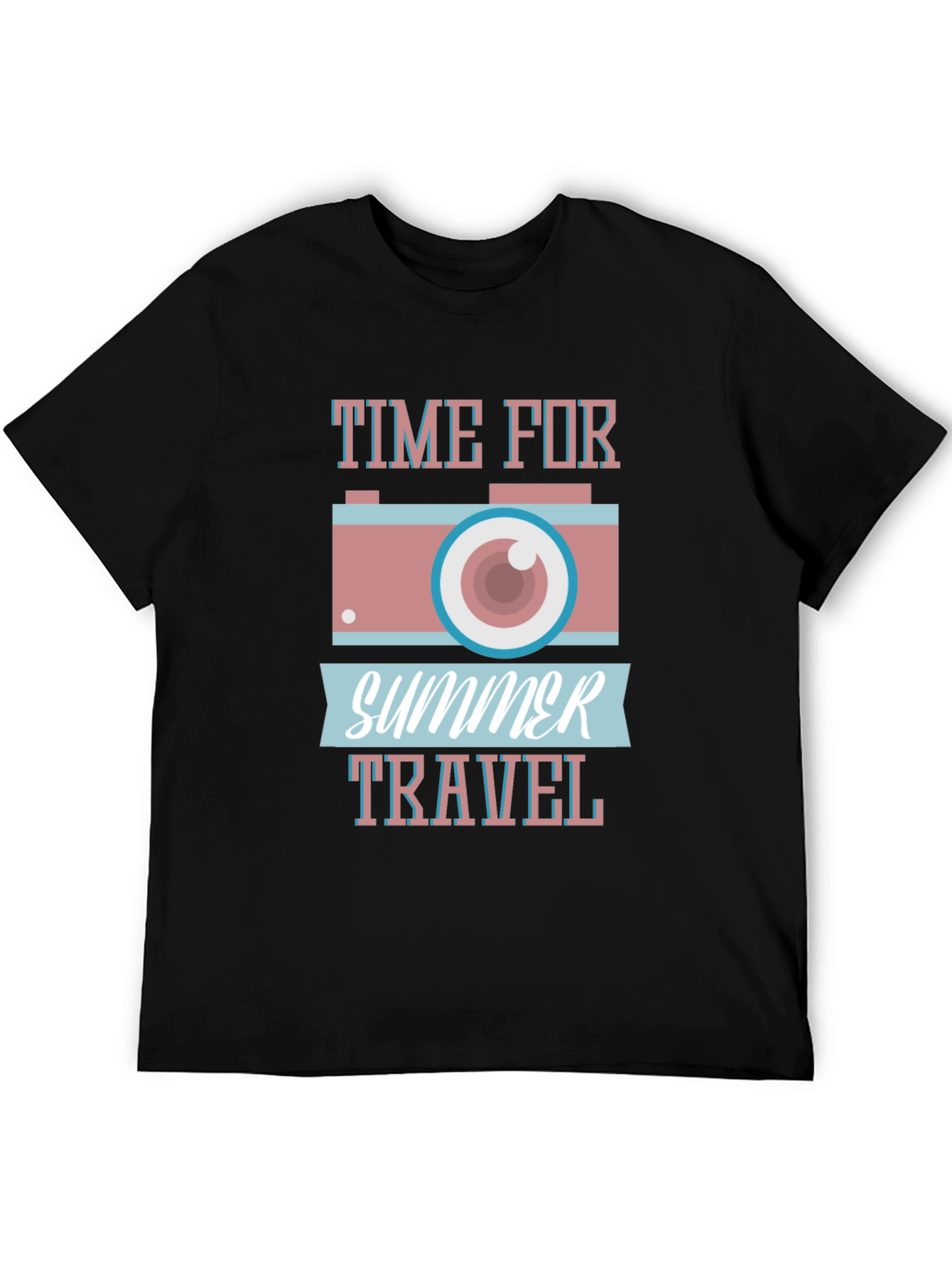 Summer Travel T-Shirt - Camera Graphic Tee