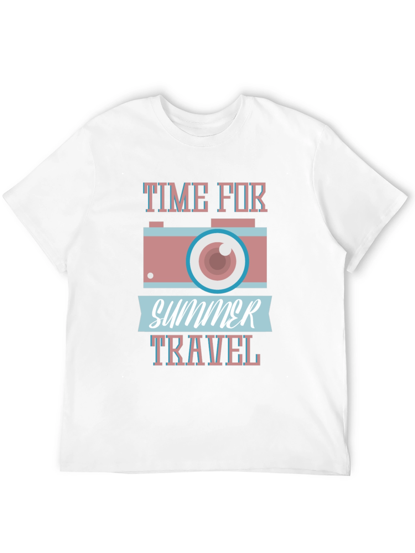 Summer Travel T-Shirt - Camera Graphic Tee