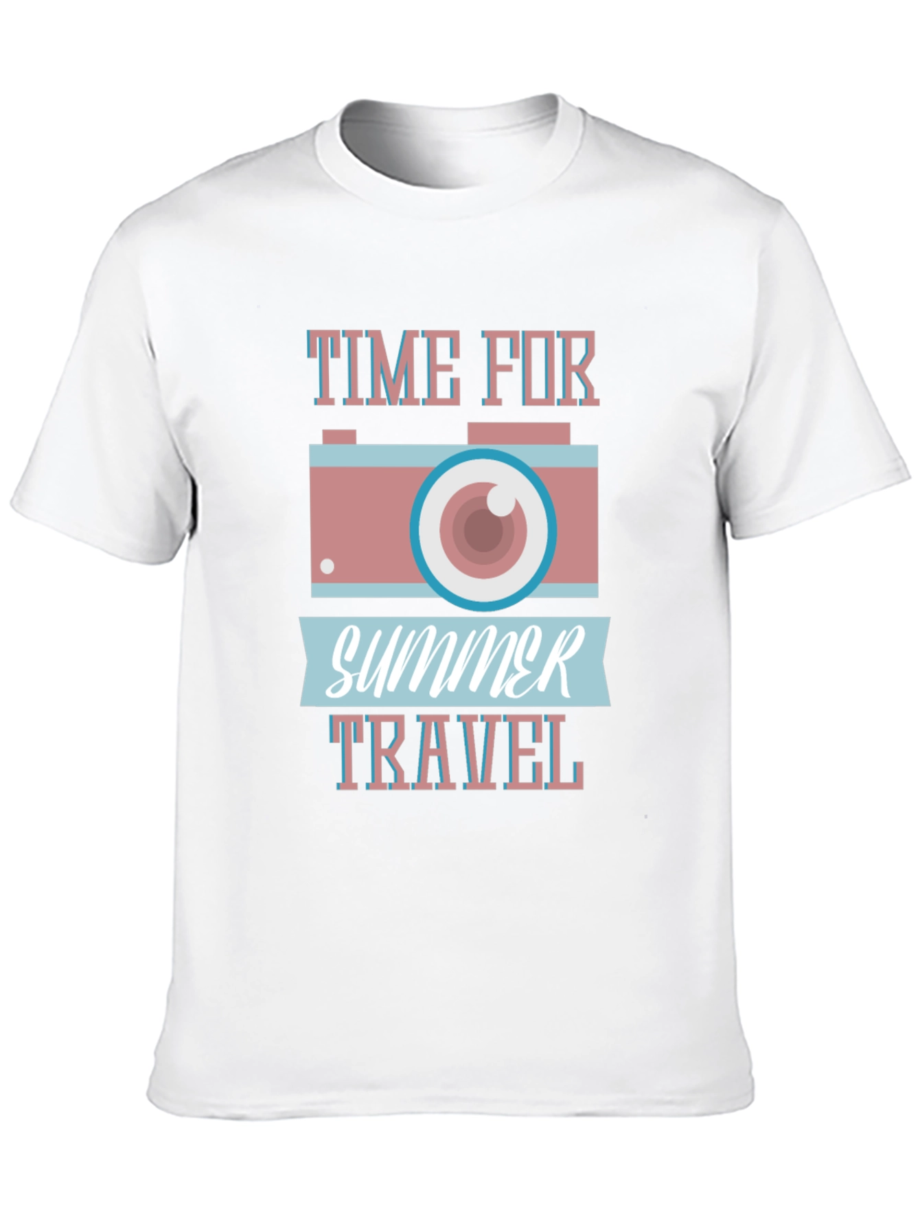Summer Travel T-Shirt - Camera Graphic Tee