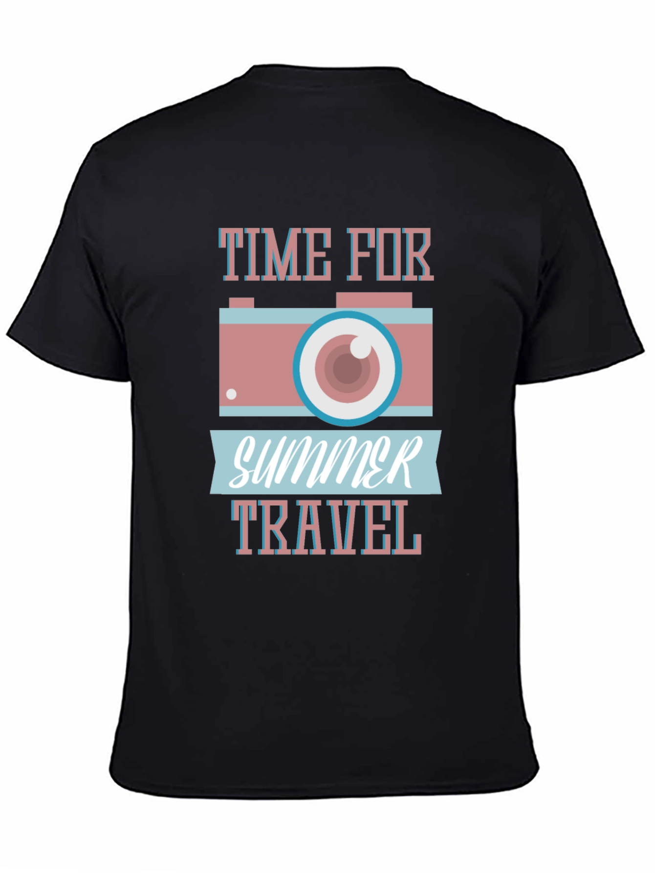 Summer Travel T-Shirt - Camera Graphic Tee