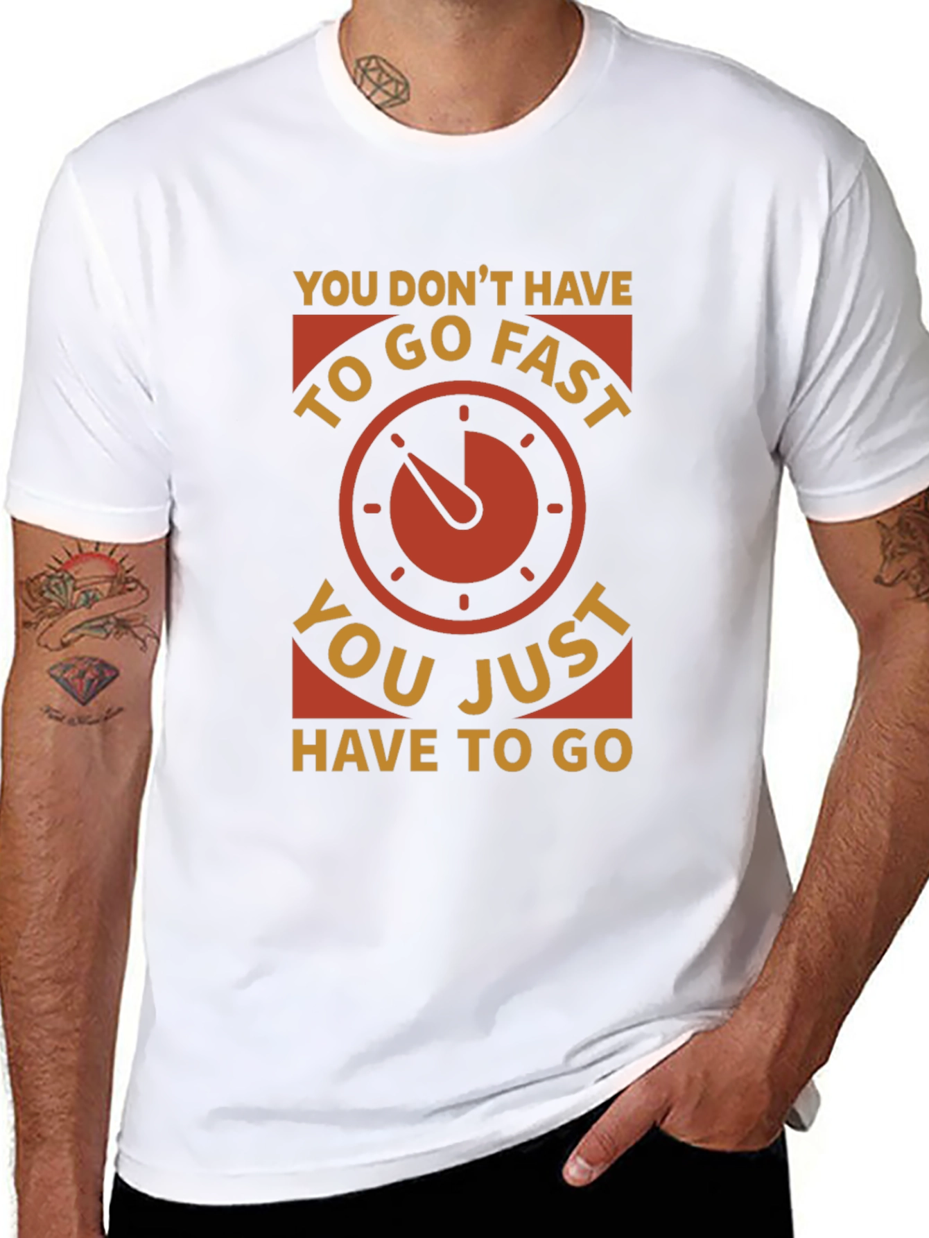 Motivational Timepiece Graphic Tee