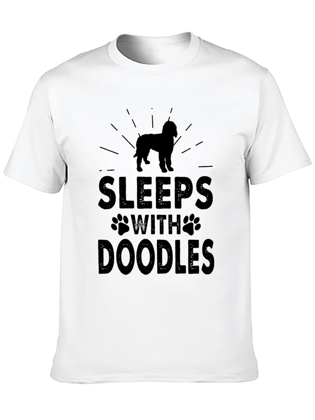 Sleeps With Doodles Graphic T-Shirt