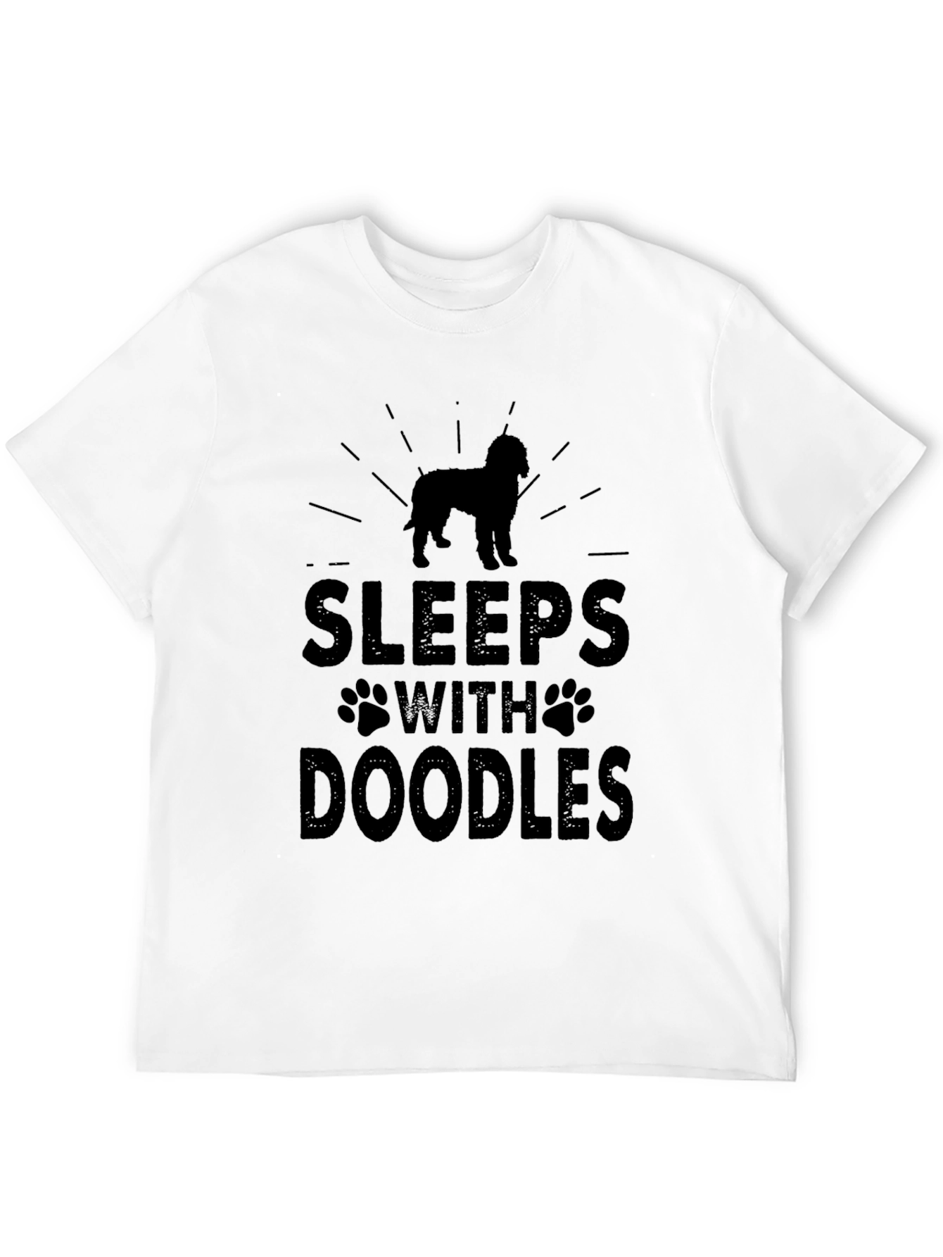 Sleeps With Doodles Graphic T-Shirt