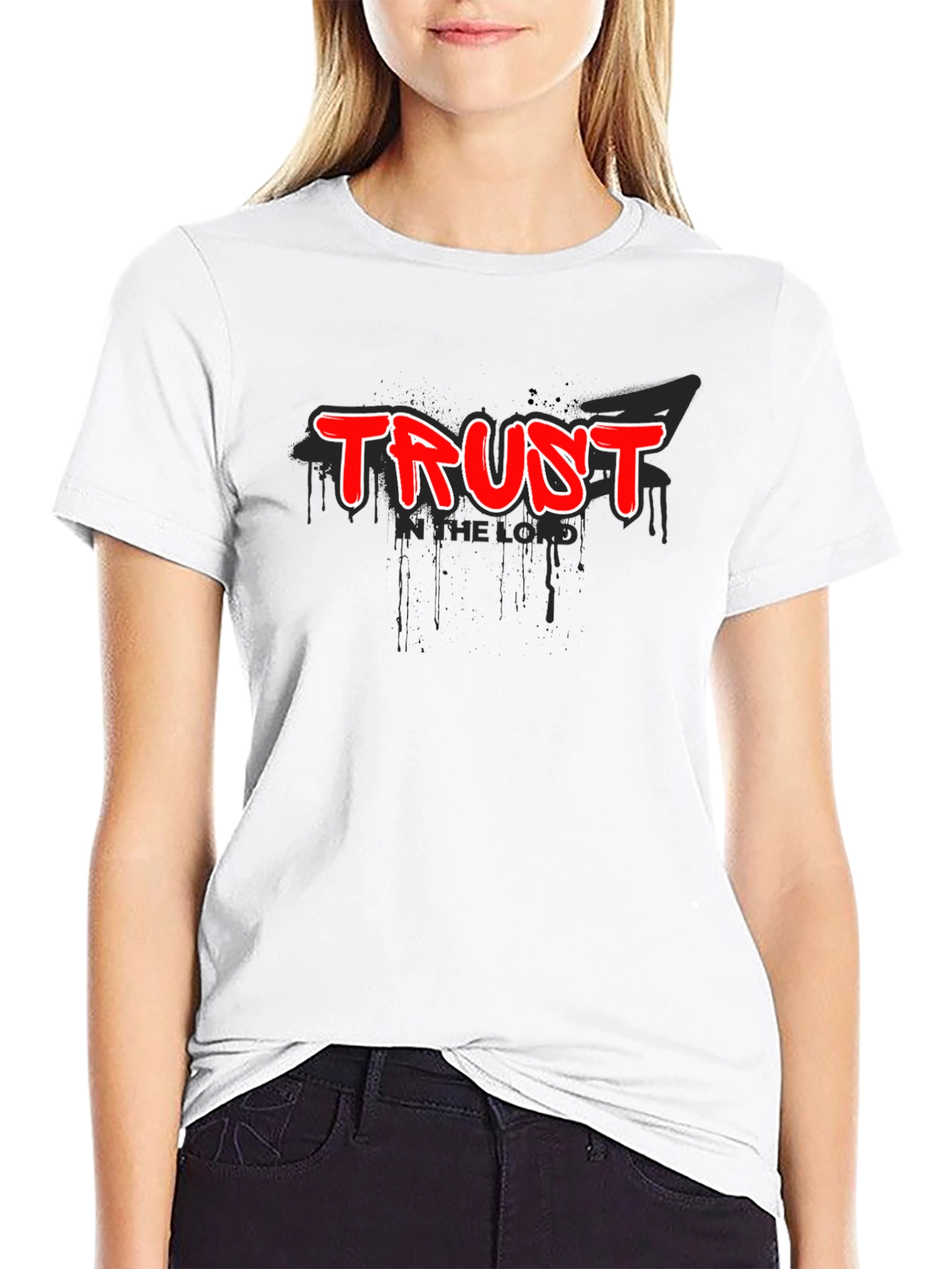 Trust in the Lord Black Graphic Tee