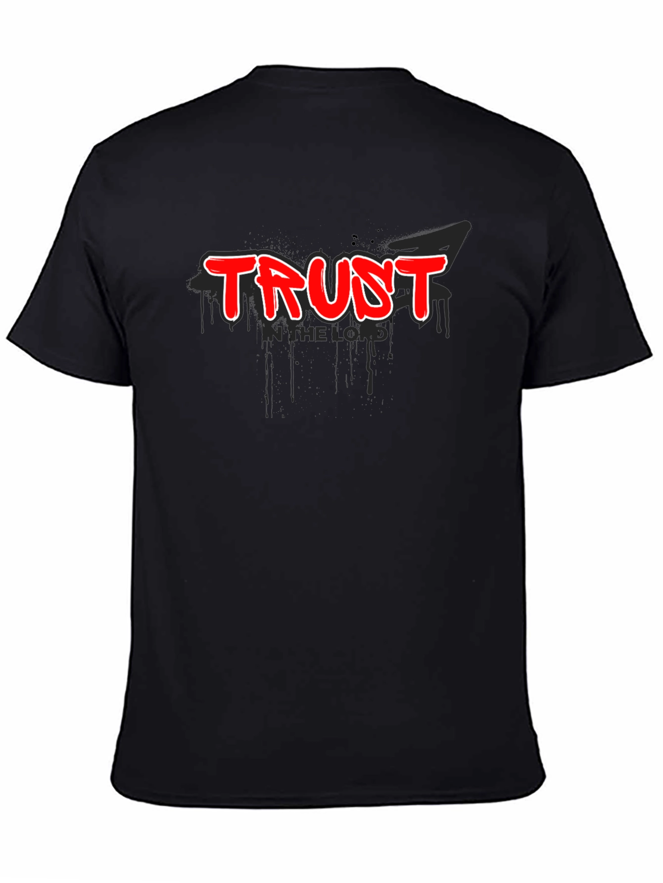 Trust in the Lord Black Graphic Tee