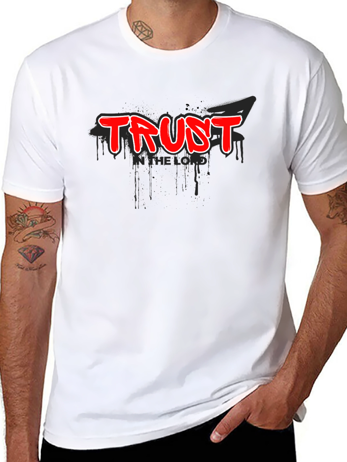 Trust in the Lord Black Graphic Tee