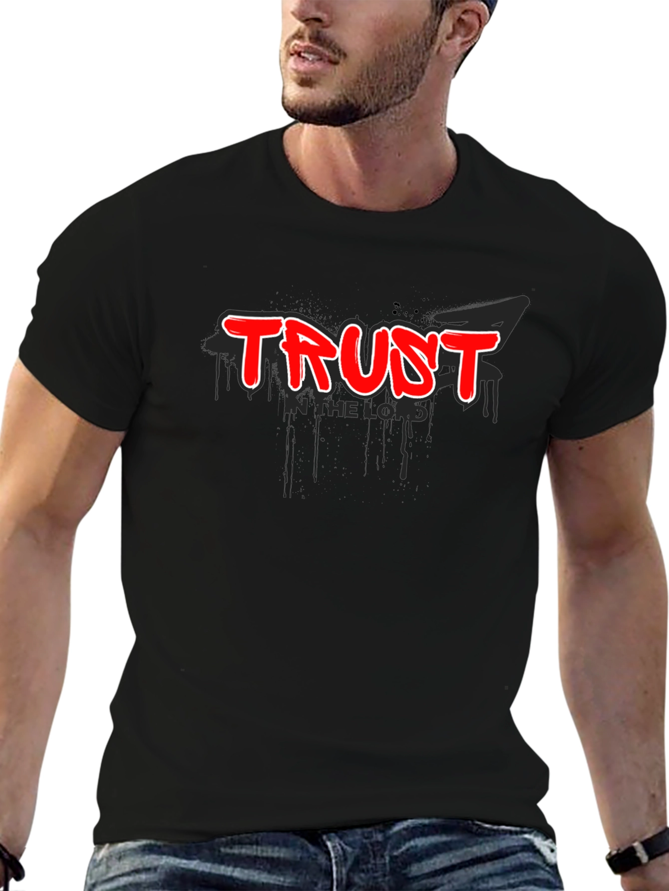 Trust in the Lord Black Graphic Tee