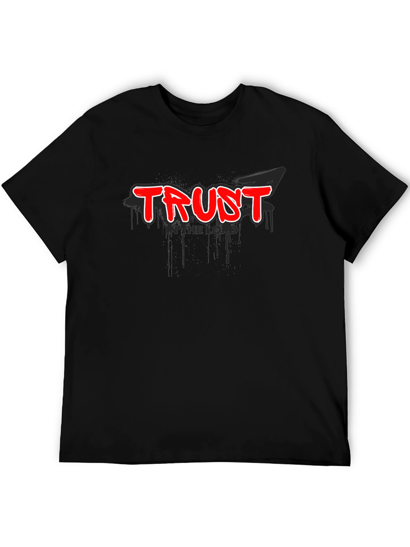 Trust in the Lord Black Graphic Tee