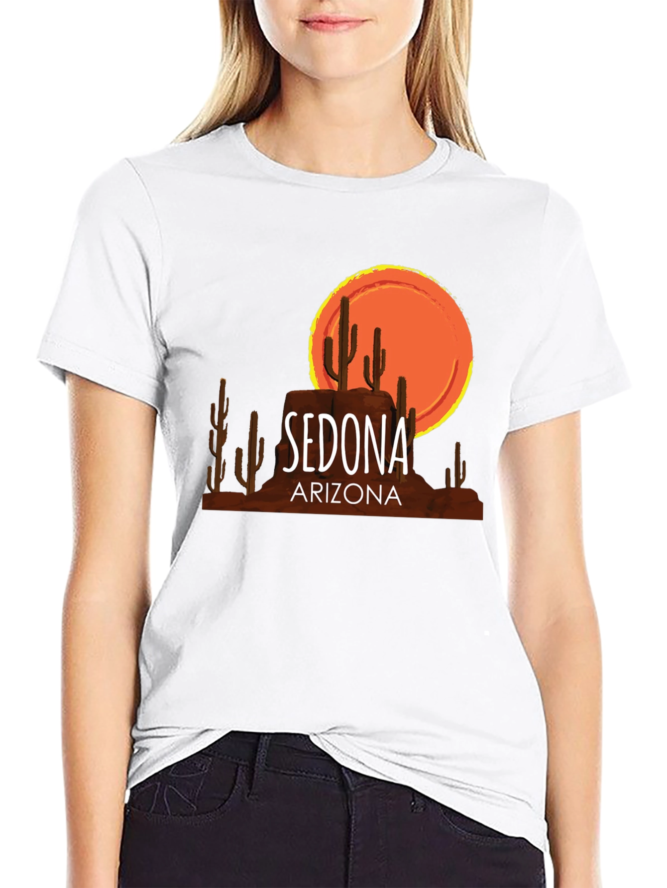 Sedona Arizona Graphic T-Shirt - Desert Sunset Tee