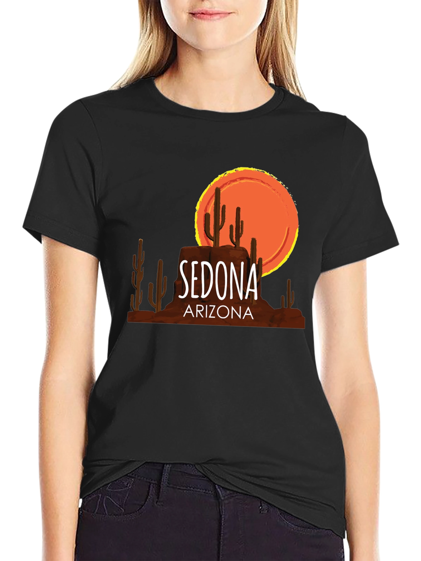Sedona Arizona Graphic T-Shirt - Desert Sunset Tee